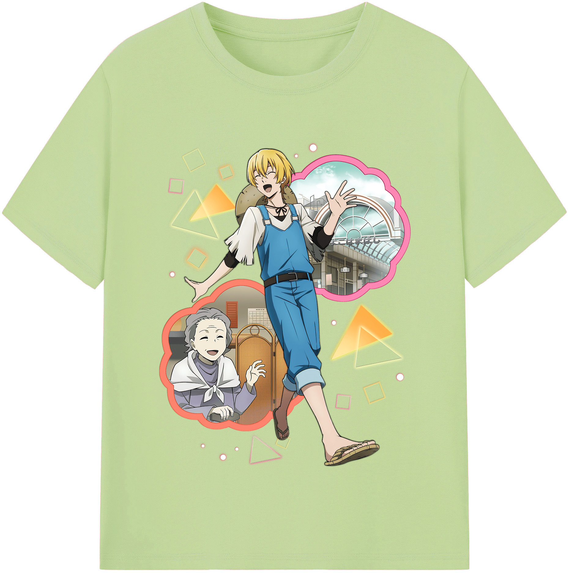 （画像用） 文豪ストレイドッグス Bungo Stray Dogs 綿100％半袖Tシャツ（フロントプリント）